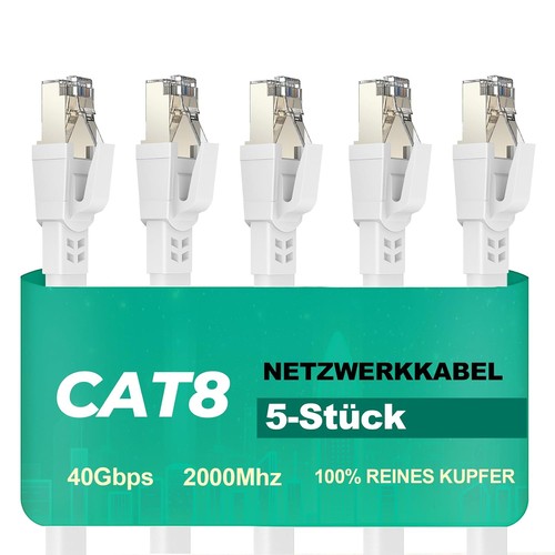 Netzwerkkabel cat8 flach - netzwerkkabel, 1,5m